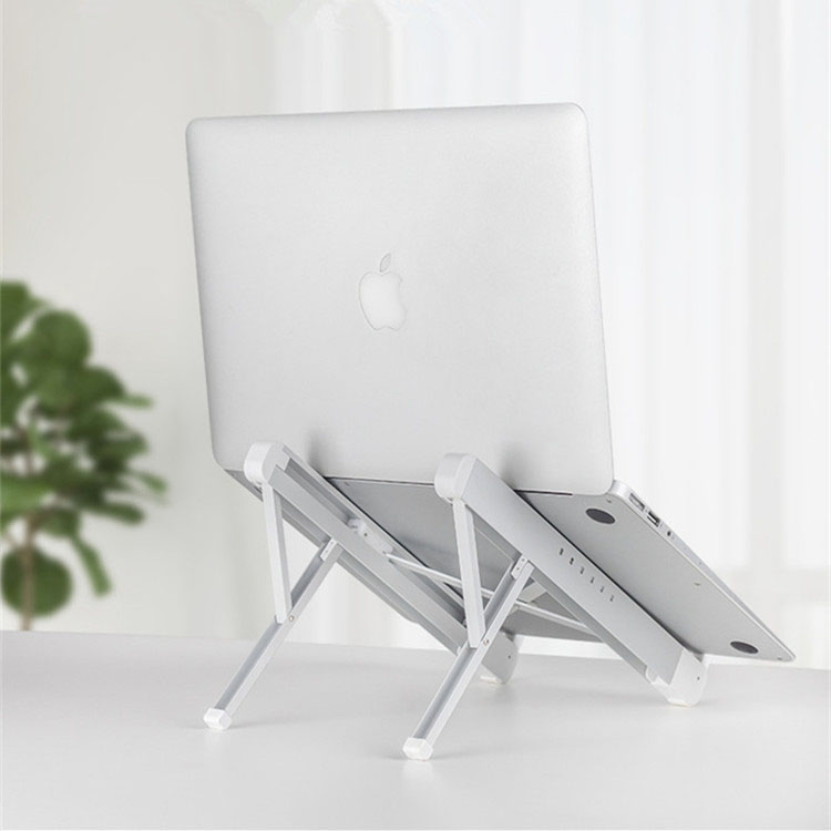 Stand Komputer Riba Notebook Komputer Aluminium Boleh Laras Menegak Ergonomik